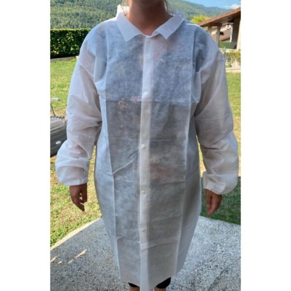 Blouse blanche jetable