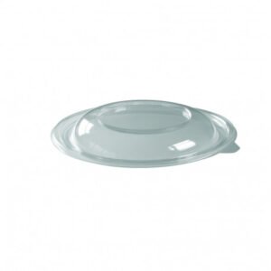 Couvercle de saladier en plastique jetable transparent de 750 ml